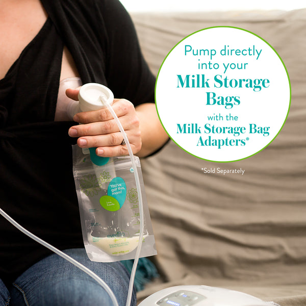 Evenflo Feeding Advanced Breast Milk Storage Bags for Breastfeeding - 5  Ounces (25 Count)