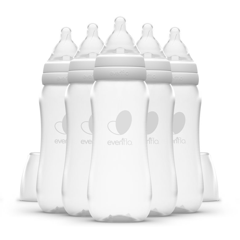 Lansinoh Glass Baby Bottles for Breastfeeding Babies Includes 4